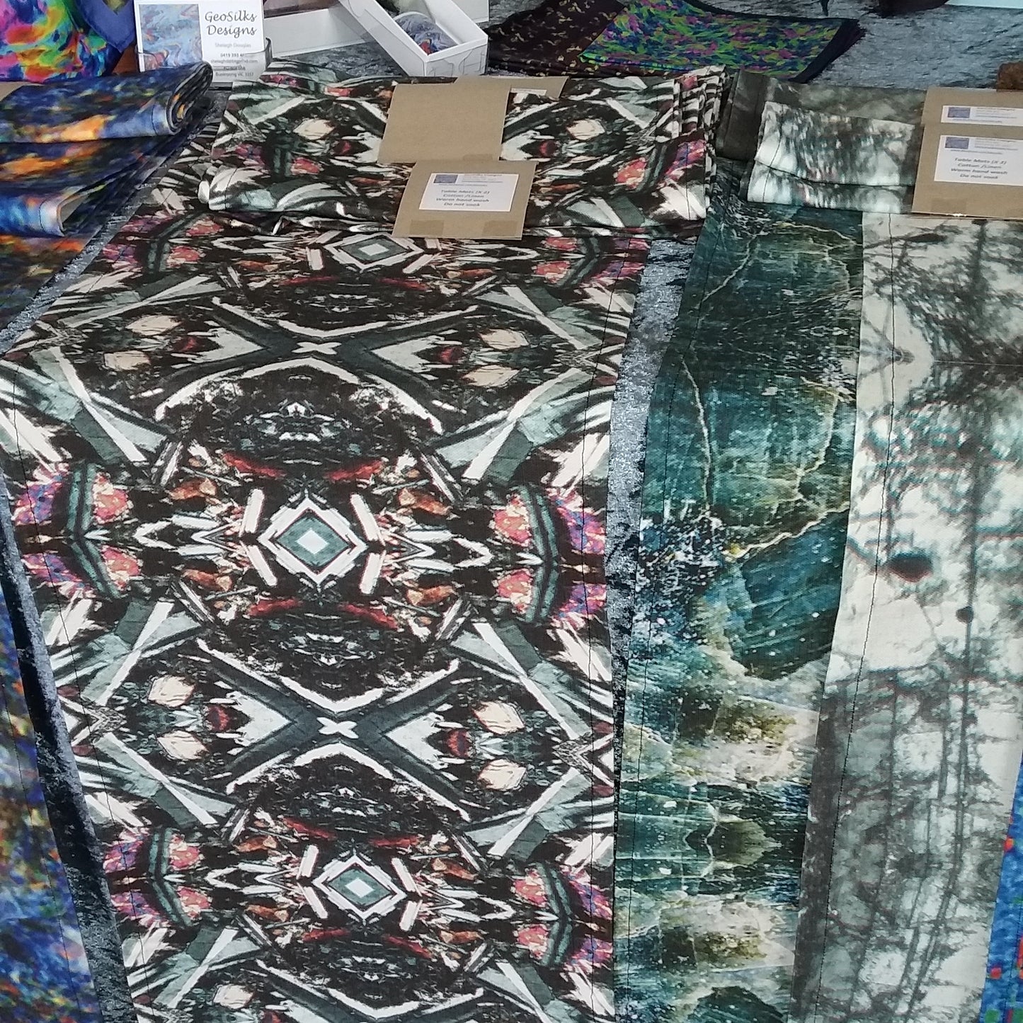 Table runner and table mats "Aztec Collection"